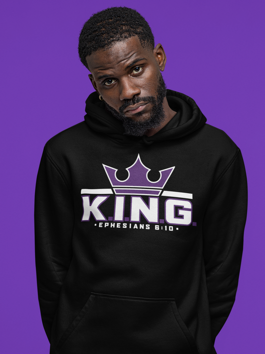 K.I.N.G. Classic Logo Unisex Heavy Blend Hooded Sweatshirt K.I.N.G. Movement Apparel